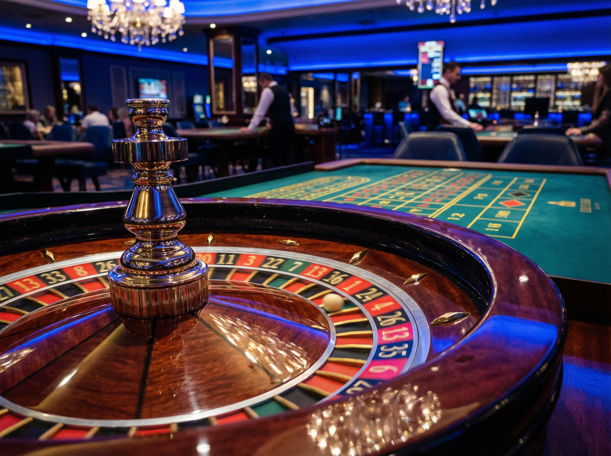 澳门彩 - 赌场轮盘特写